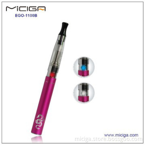 Fashionable cigarette electronic, 1100mAH ego battery e-cigarette